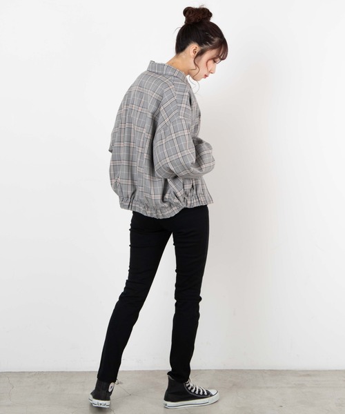 WEGO（ウィゴー）の「WEGO/ボリュームポケットブルゾン（ブルゾン・レディース・ブラック系その他/アイボリー/グレー系その他/ホワイト系その他・FREE）」の14枚目の写真