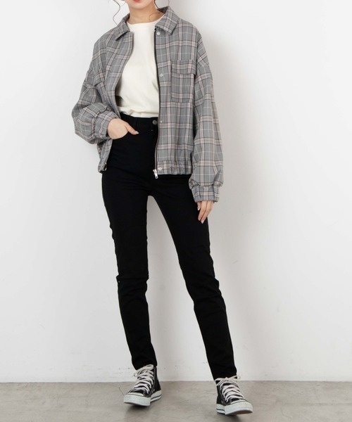 WEGO（ウィゴー）の「WEGO/ボリュームポケットブルゾン（ブルゾン・レディース・ブラック系その他/アイボリー/グレー系その他/ホワイト系その他・FREE）」の16枚目の写真