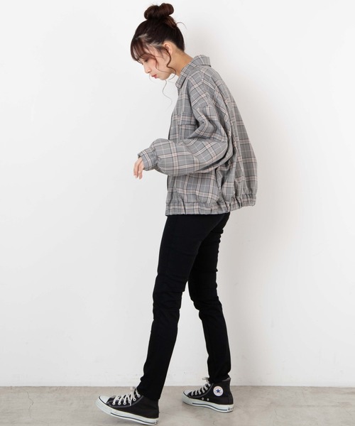 WEGO（ウィゴー）の「WEGO/ボリュームポケットブルゾン（ブルゾン・レディース・ブラック系その他/アイボリー/グレー系その他/ホワイト系その他・FREE）」の18枚目の写真