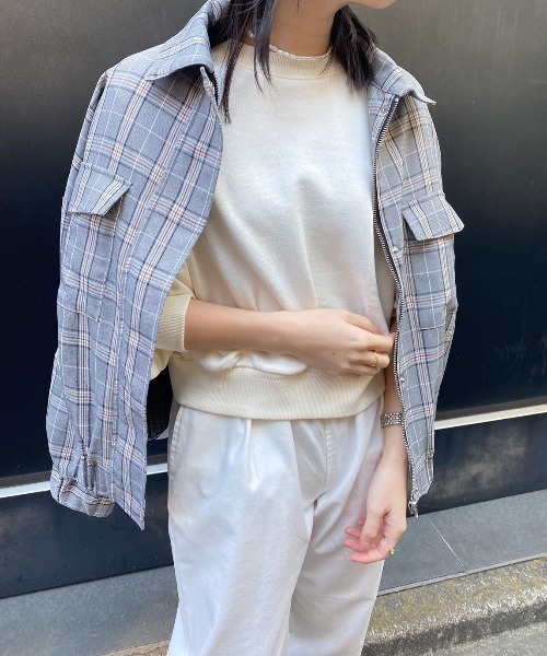 WEGO（ウィゴー）の「WEGO/ボリュームポケットブルゾン（ブルゾン・レディース・ブラック系その他/アイボリー/グレー系その他/ホワイト系その他・FREE）」の22枚目の写真