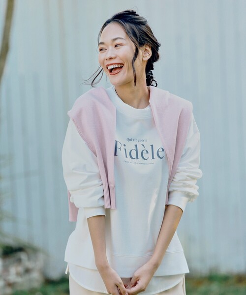 pink adobe（ピンクアドベ）の「◆【M-L】シンプル カーディガン（カーディガン/ボレロ・レディース・ライトグレー/ブラック/ベビーピンク/レモンイエロー・40/38）」の13枚目の写真