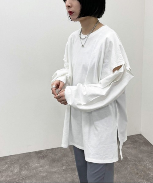 Supreme ホワイト 長袖カットソー M 楽天市場】ロンT カットソー 長袖 タートルネック ハイネック