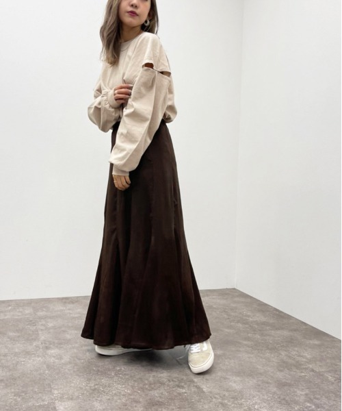 apres jour mignon（アプレジュールミニョン）の「袖開きロンＴ【ZOZOTOWN限定アイテム】（Tシャツ/カットソー・レディース・パープル/ブラック/ライトベージュ/オフホワイト・フリー/X-LARGE）」の22枚目の写真
