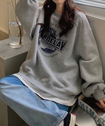 VANDELAYフェイクレイヤードトレーナー