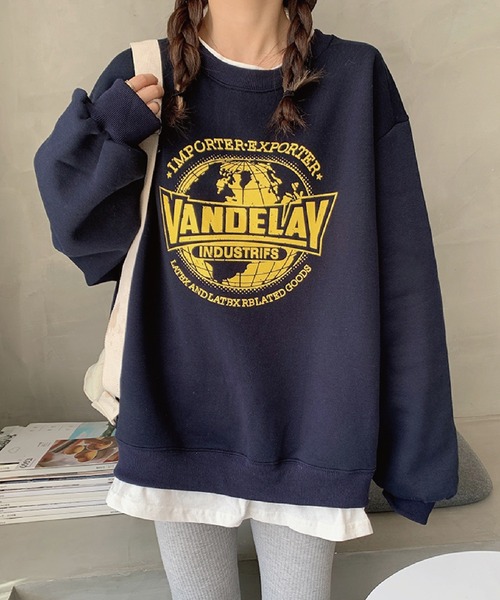 meJane（ミージェーン）の「VANDELAYフェイクレイヤードトレーナー（スウェット・レディース・グレー/ネイビー/ピンク・FREE）」の22枚目の写真