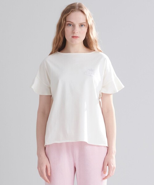 TOCCA(トッカ)の「新色登場【LOUNGE WEAR】LOUNGE Tee Tシャツ(Tシャツ/カットソー・レディース・サックスブルー系/ライトイエロー系/ライラック系・F)」の5枚目の写真