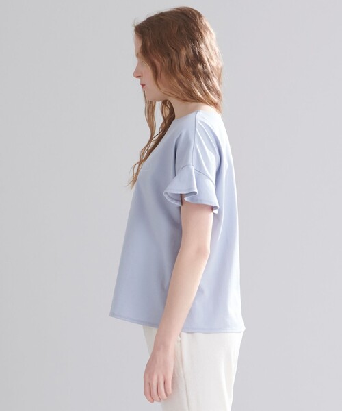 TOCCA(トッカ)の「新色登場【LOUNGE WEAR】LOUNGE Tee Tシャツ(Tシャツ/カットソー・レディース・サックスブルー系/ライトイエロー系/ライラック系・F)」の9枚目の写真