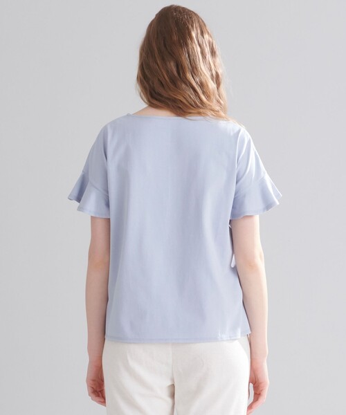 TOCCA(トッカ)の「新色登場【LOUNGE WEAR】LOUNGE Tee Tシャツ(Tシャツ/カットソー・レディース・サックスブルー系/ライトイエロー系/ライラック系・F)」の10枚目の写真