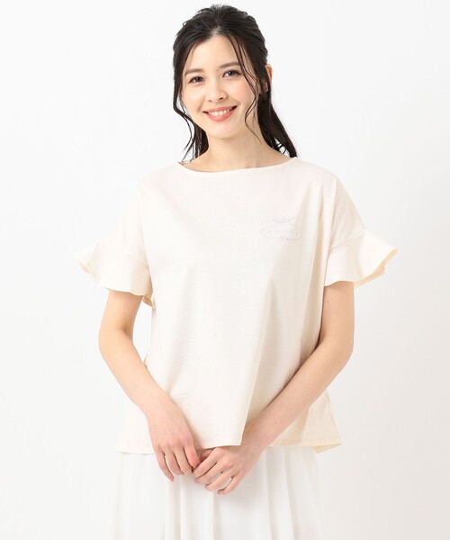 TOCCA(トッカ)の「新色登場【LOUNGE WEAR】LOUNGE Tee Tシャツ(Tシャツ/カットソー・レディース・サックスブルー系/ライトイエロー系/ライラック系・F)」の13枚目の写真