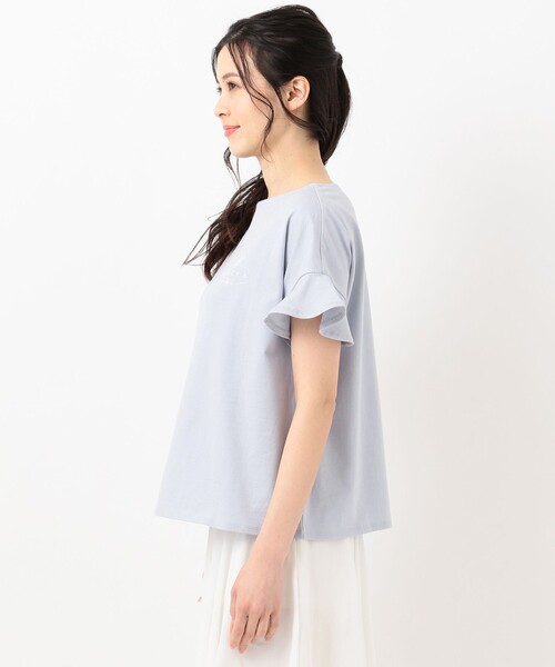 TOCCA(トッカ)の「新色登場【LOUNGE WEAR】LOUNGE Tee Tシャツ(Tシャツ/カットソー・レディース・サックスブルー系/ライトイエロー系/ライラック系・F)」の15枚目の写真