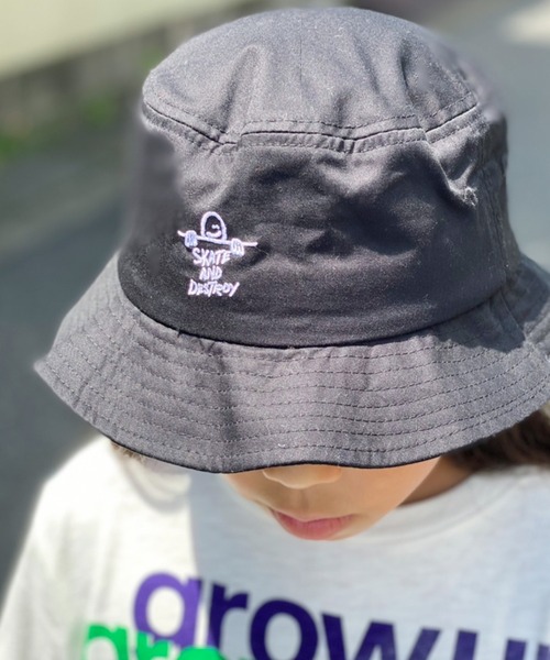THRASHER（スラッシャー）の「THRASHER/スラッシャー GE14 THRASHER 21TH-H01K キッズ バケットハット（ハット・キッズ・ブラック/カーキ・ONE SIZE）」の20枚目の写真
