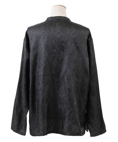 PUNYUS(プニュズ)の「チャイナ柄シャツ(シャツ/ブラウス・レディース・ブラック/グレー/ブルー/ワイン/ネイビー・3/4/1/2)」の21枚目の写真