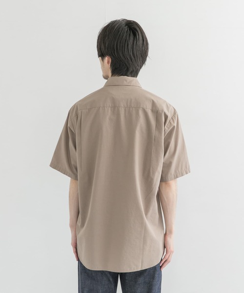 URBAN RESEARCH（アーバンリサーチ）の「コットン/リヨセルタイプライターシャツ（シャツ/ブラウス・メンズ・ブラック/ベージュ/ブラウン/カーキ・MEDIUM/LARGE）」の5枚目の写真