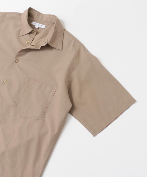 URBAN RESEARCH（アーバンリサーチ）の「コットン/リヨセルタイプライターシャツ（シャツ/ブラウス・メンズ・ブラック/ベージュ/ブラウン/カーキ・MEDIUM/LARGE）」の10枚目の写真