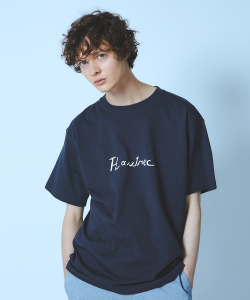 ABAHOUSE(アバハウス)の「【LAUTREC】SIGN Tシャツ(Tシャツ/カットソー・メンズ・スミクロ/グレイッシュブルー/ホワイト・46/48/50/44)」の1枚目の写真