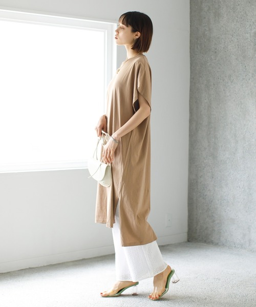 セール サイドスリットリラックスtシャツワンピース ワンピース Koe コエ のファッション通販 Zozotown