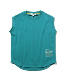 SHOO・LA・RUE | 【90-130cm】バーコード風ロゴノースリーブプルオーバー(Tシャツ/カットソー)