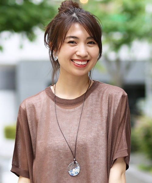 チチカカ（チチカカ）の「パートドヴェール風コードネックレス（ネックレス・レディース・ナチュラル/レッド/ブルー・FREE）」の13枚目の写真