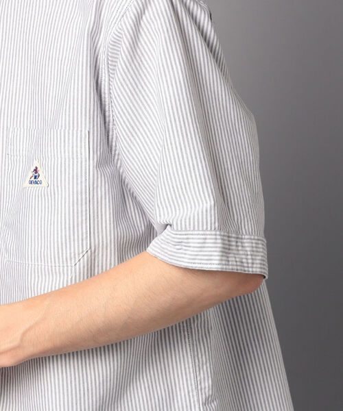 GLOSTER（グロスター）の「【GEVACO/ゲバコ】 バンドカラーシャツ #GV131M01（シャツ/ブラウス・メンズ・ホワイト/ブルー系その他7・40/38/42）」の8枚目の写真