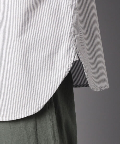 GLOSTER（グロスター）の「【GEVACO/ゲバコ】 バンドカラーシャツ #GV131M01（シャツ/ブラウス・メンズ・ホワイト/ブルー系その他7・40/38/42）」の9枚目の写真