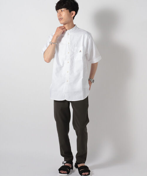 GLOSTER（グロスター）の「【GEVACO/ゲバコ】 バンドカラーシャツ #GV131M01（シャツ/ブラウス・メンズ・ホワイト/ブルー系その他7・40/38/42）」の16枚目の写真