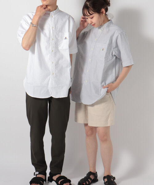 GLOSTER（グロスター）の「【GEVACO/ゲバコ】 バンドカラーシャツ #GV131M01（シャツ/ブラウス・メンズ・ホワイト/ブルー系その他7・40/38/42）」の17枚目の写真