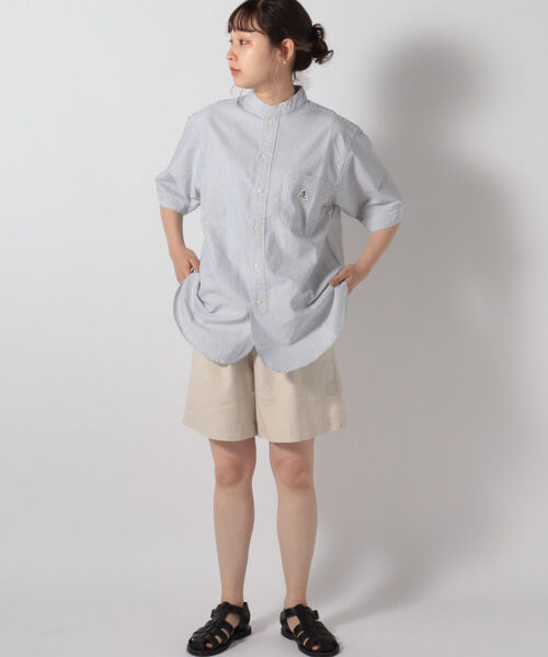 GLOSTER（グロスター）の「【GEVACO/ゲバコ】 バンドカラーシャツ #GV131M01（シャツ/ブラウス・メンズ・ホワイト/ブルー系その他7・40/38/42）」の19枚目の写真