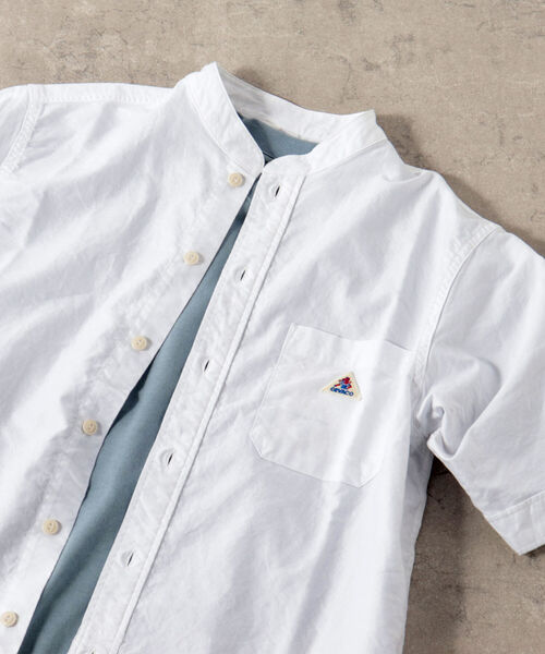 GLOSTER（グロスター）の「【GEVACO/ゲバコ】 バンドカラーシャツ #GV131M01（シャツ/ブラウス・メンズ・ホワイト/ブルー系その他7・40/38/42）」の20枚目の写真