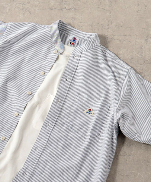 GLOSTER（グロスター）の「【GEVACO/ゲバコ】 バンドカラーシャツ #GV131M01（シャツ/ブラウス・メンズ・ホワイト/ブルー系その他7・40/38/42）」の21枚目の写真