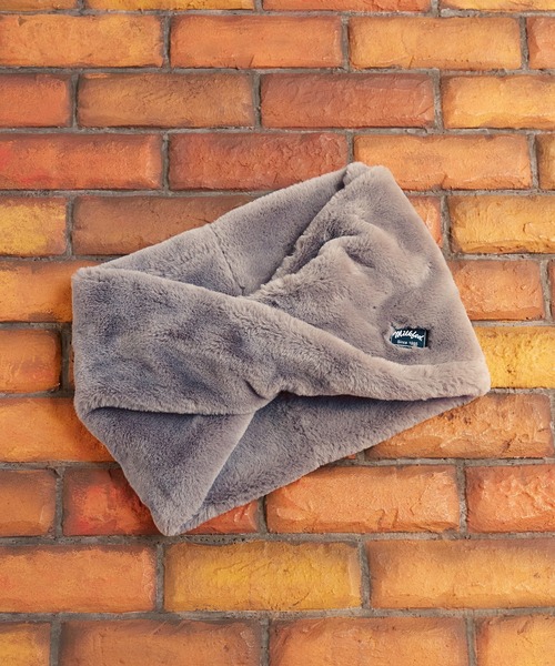 MILKFED.(ミルクフェド)の「LOGO FUR SNOOD(ネックウォーマー/スヌード・レディース・ホワイト/ブラウン/ベージュ/チャコール・ONE SIZE)」の20枚目の写真