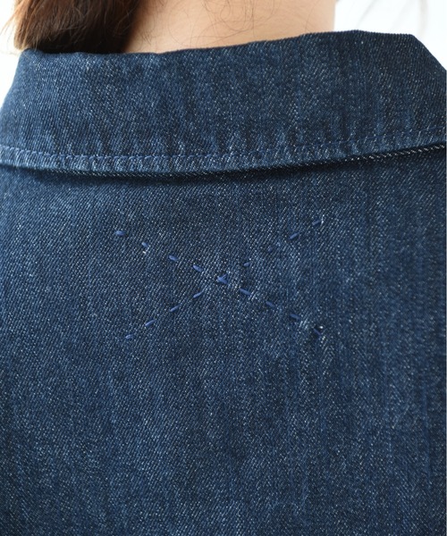 INTERPLANET(インタープラネット)の「【SUPERTHANKS】DENIM SHIRT JACKET(デニムジャケット・レディース・ブラック/インディゴブルー・FREE)」の20枚目の写真