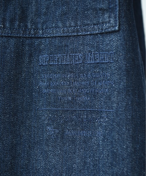 INTERPLANET(インタープラネット)の「【SUPERTHANKS】DENIM SHIRT JACKET(デニムジャケット・レディース・ブラック/インディゴブルー・FREE)」の21枚目の写真