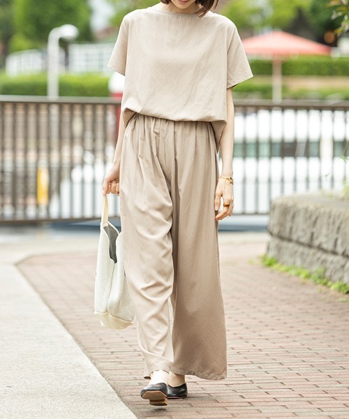 son and daughter リネンセットアップ son and daughter】SILA LINEN SETS-3y / 4y | Queue Mgnonne