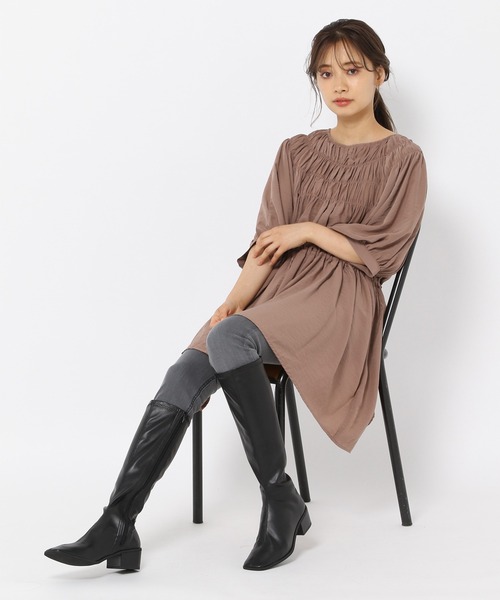 mysty woman（ミスティウーマン）の「美脚ロングブーツ 216279（ブーツ・レディース・ブラック/ブラック系・MEDIUM/LARGE）」の3枚目の写真