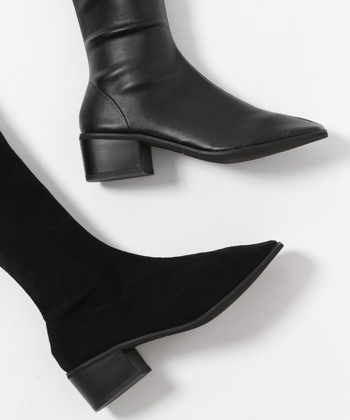 mysty woman（ミスティウーマン）の「美脚ロングブーツ 216279（ブーツ・レディース・ブラック/ブラック系・MEDIUM/LARGE）」の10枚目の写真