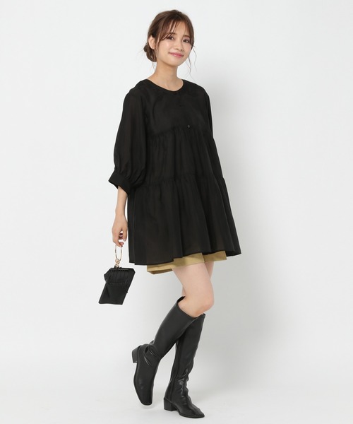 mysty woman（ミスティウーマン）の「美脚ロングブーツ 216279（ブーツ・レディース・ブラック/ブラック系・MEDIUM/LARGE）」の11枚目の写真