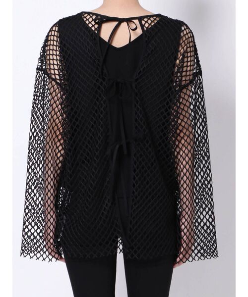 MURUA(ムルーア)の「メッシュオーバートップス×タンクSET(Tシャツ/カットソー・レディース・ブラック/ベージュ/イエロー・FREE)」の8枚目の写真