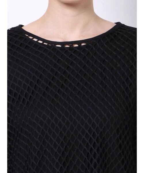 MURUA(ムルーア)の「メッシュオーバートップス×タンクSET(Tシャツ/カットソー・レディース・ブラック/ベージュ/イエロー・FREE)」の7枚目の写真