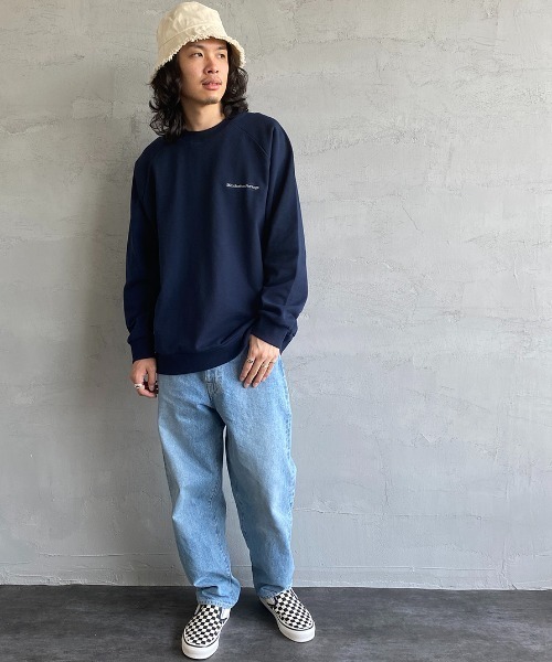 Manhattan Portage（マンハッタンポーテージ）の「[MANHATTAN PORTAGE/マンハッタンポーテージ］ 別注 バックフォトプリントスウェット トレーナー（スウェット・レディース・グレイッシュベージュ/ネイビー/ホワイト・XL/S/M/L）」の16枚目の写真