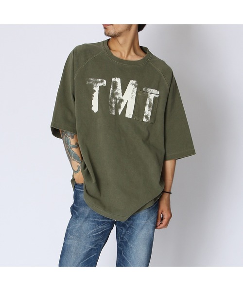 TMT（ティーエムティー）の「ONEITA×TMT S/SL SUPER HEAVY JERSEY TEE(TMT)（Tシャツ/カットソー・メンズ・ブラック/ブラウン/ホワイト/カーキ・MEDIUM/LARGE）」の7枚目の写真