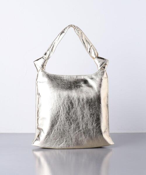 UNITED ARROWS（ユナイテッドアローズ）の「UWSC SOFT HOBO トートバッグ（トートバッグ・レディース・ブラック/ゴールド・FREE）」の3枚目の写真