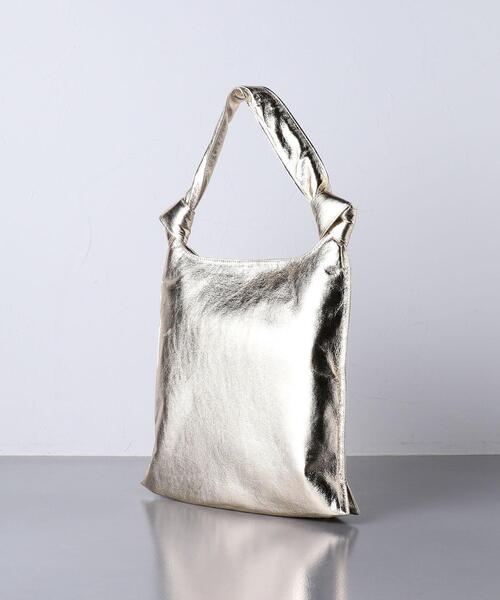 UNITED ARROWS（ユナイテッドアローズ）の「UWSC SOFT HOBO トートバッグ（トートバッグ・レディース・ブラック/ゴールド・FREE）」の9枚目の写真