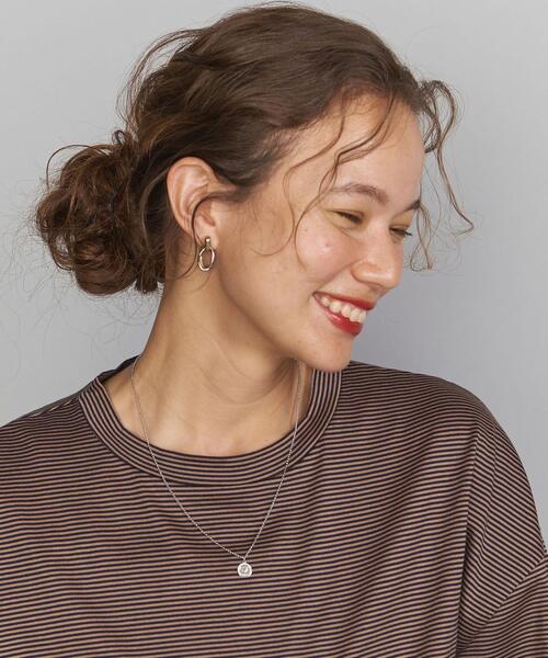 BEAUTY&YOUTH UNITED ARROWS（ビューティーアンドユースユナイテッドアローズ）の「BY 淡水パールxクリアビーズ コインモチーフネックレス -3WAY-◆（ネックレス・レディース・ゴールド/シルバー・FREE）」の3枚目の写真
