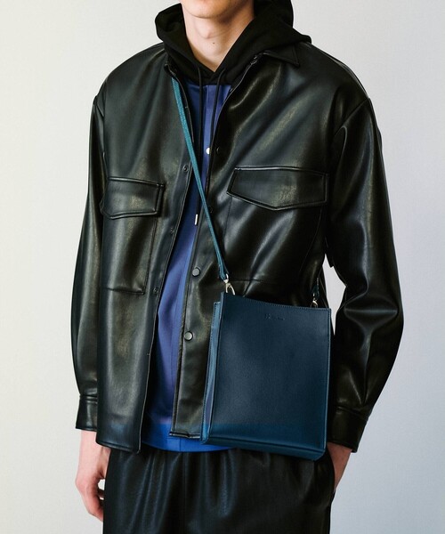 tk.TAKEO KIKUCHI(ティーケータケオキクチ)の「◆スクエアボックスショルダーバッグ(ショルダーバッグ・メンズ・ブラック系4/ベージュ系4/ブラック/ベージュ/ダークグリーン系4/ブラウン系8/ダークグリーン系8/ブラック系8/ブラック系3/ベージュ系3・00)」の10枚目の写真