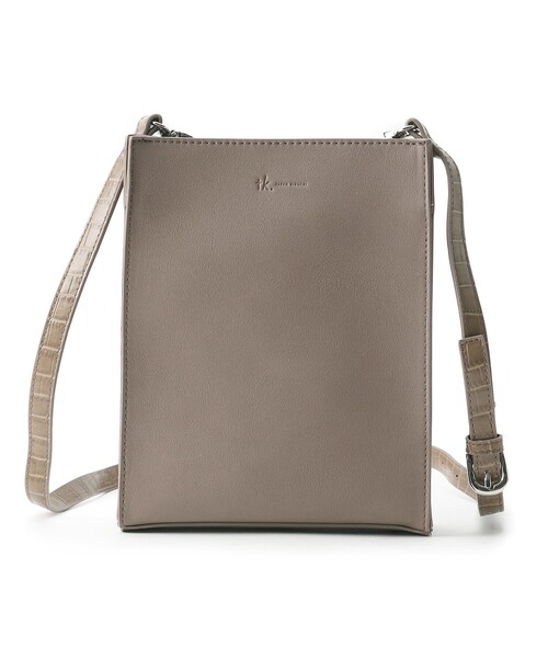 tk.TAKEO KIKUCHI(ティーケータケオキクチ)の「◆スクエアボックスショルダーバッグ(ショルダーバッグ・メンズ・ブラック系4/ベージュ系4/ブラック/ベージュ/ダークグリーン系4/ブラウン系8/ダークグリーン系8/ブラック系8/ブラック系3/ベージュ系3・00)」の15枚目の写真