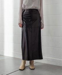 mystic | フェイクレザータイトスカート(スカート)
