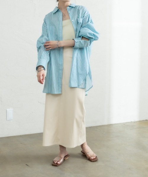 mystic（ミスティック）の「フェイクレザータイトスカート（スカート・レディース・アイボリー/ブラック/キャメル・1/2）」の5枚目の写真