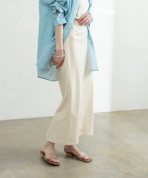 mystic（ミスティック）の「フェイクレザータイトスカート（スカート・レディース・アイボリー/ブラック/キャメル・1/2）」の15枚目の写真