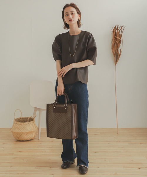 SENSE OF PLACE by URBAN RESEARCH(センスオブプレイスバイアーバンリサーチ)の「カットオフスリットデニム(デニムパンツ・レディース・インディゴブルー/ワンウォッシュ・SMALL/MEDIUM)」の3枚目の写真