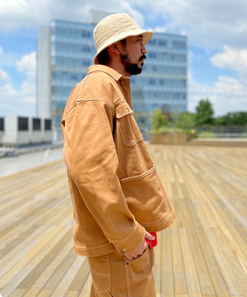 CIAOPANIC TYPY(チャオパニックティピー)の「【TYPYDENIM/ティピーデニム】カバーオール(カバーオール・メンズ・インディゴブルー/キャメル・S/M/L)」の21枚目の写真